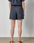 Pleat Waist Short Navy Shorts Lilla P
