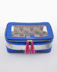 Tile Storage Bag Metallic Blue Home Decor - Games Oh My Mahjong