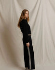 Milana Travel Track Jacket True Black Tops - Sweatshirts perfectwhitetee