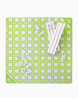 Mini Green Cane Mat in Tube Home Decor - Games Oh My Mahjong