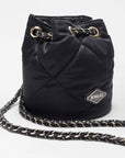 Mini Frankie Bucket Bag Black Crossbody MZ Wallace
