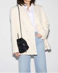 Mini Frankie Bucket Bag Black Crossbody MZ Wallace