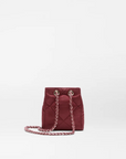 Mini Frankie Bucket Bag Claret
