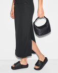 Mini Woven Hobo Black Hobo & Shoulder MZ Wallace