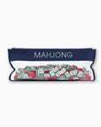 Navy Bamboo Mahjong Bag Tote & Satchel Oh My Mahjong