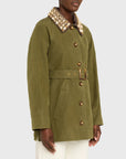 Langham Dickey Coat Army Jackets - Dickey Veronica Beard