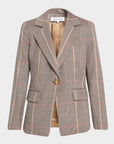 Healy Dickey Jacket Burgundy Multi Jackets - Blazers Veronica Beard