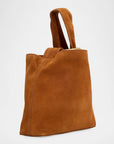 Suede Swing Bag Tobacco Clutch Veronica Beard