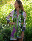 Jungle Green Silk Scarf