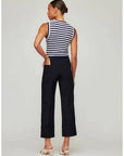 Regina Cuff Cropped Pants Midnight Blue Pants - Trousers Fifteen Twenty