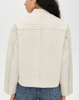 Margot Quilted Jacket Plain Tan Jackets rag & bone