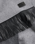 Brooke Fringe Scarf Pearl Grey Multi Scarves rag & bone