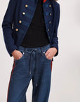 Miramar Drawcord Track Pant Nolita Track Stripe Pants - Sweatpants rag & bone