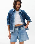 Miramar Oversized Combo Trucker Jacket Dark Indigo Jackets rag & bone