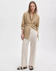 Miramar Ankle Wide Pull On Ecru Denim - Cropped & Ankle rag & bone