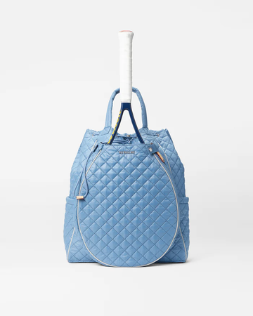 Tennis Convertible Backpack Cornflower Blue/ Pebble