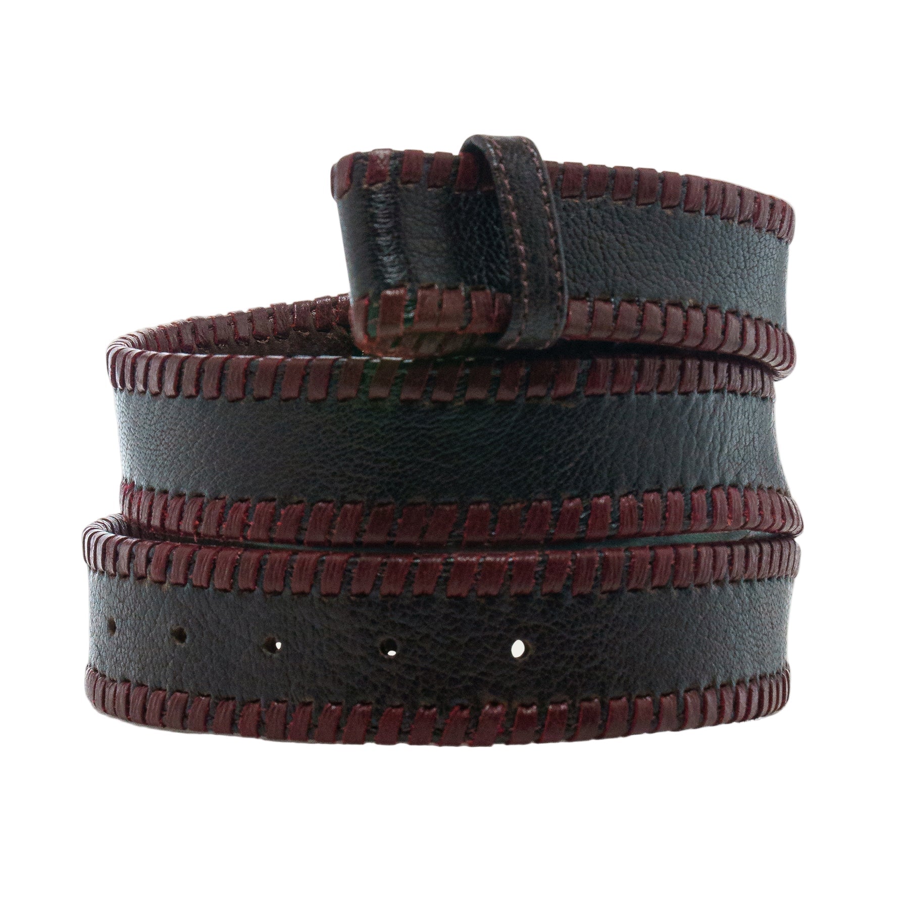 Sekhmet Thick Suede Leather Embroidered Belt – Peter Kate display picture 1