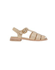 Holis Raffia Light Gold Sandals - Flat Sandals Dolce Vita