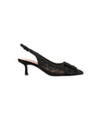 Dalila Slingback Pump Black Pumps - Low Bibi Lou