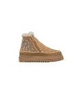 Setsu 4.0 Floral Bottie Saffron Suede Natural Boots - Booties laidbacklondon