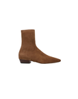Glinda Stretch Ankle Boot Suede Chestnut