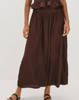 Nara Skirt Espresso Skirts - Midi Rails