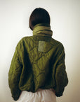 The Funnel Neck Liner Green