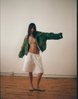 The Funnel Neck Liner Green