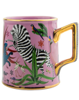 Jungle Ceramic Tazza Pink Home Decor - Tabletop Ortigia