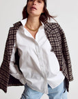 THESHIRT The Boyfriend Shirt White Tops - Button Down Theshirt