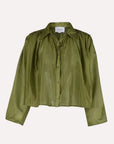 The Long Sleeve Hayden Shirt Olive Tops - Blouses The Shirt