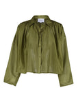 The Long Sleeve Hayden Shirt Olive Tops - Blouses The Shirt