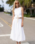 The Grace Skirt White Skirts - Midi The Shirt