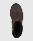 Eloise Ankle Boot Espresso Suede Boots - Booties Aquatalia
