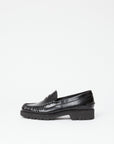 Corey Loafer Black Flats - Loafer rag & bone