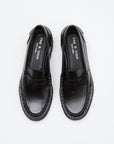 Corey Loafer Black Flats - Loafer rag & bone