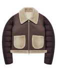 Josette Jacket Hazelnut Brown Outerwear - Longsleeve Save The Duck