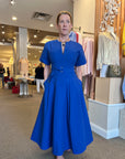 Corinne Cotton Midi Dress Blueberry Dresses - Midi Simkhai