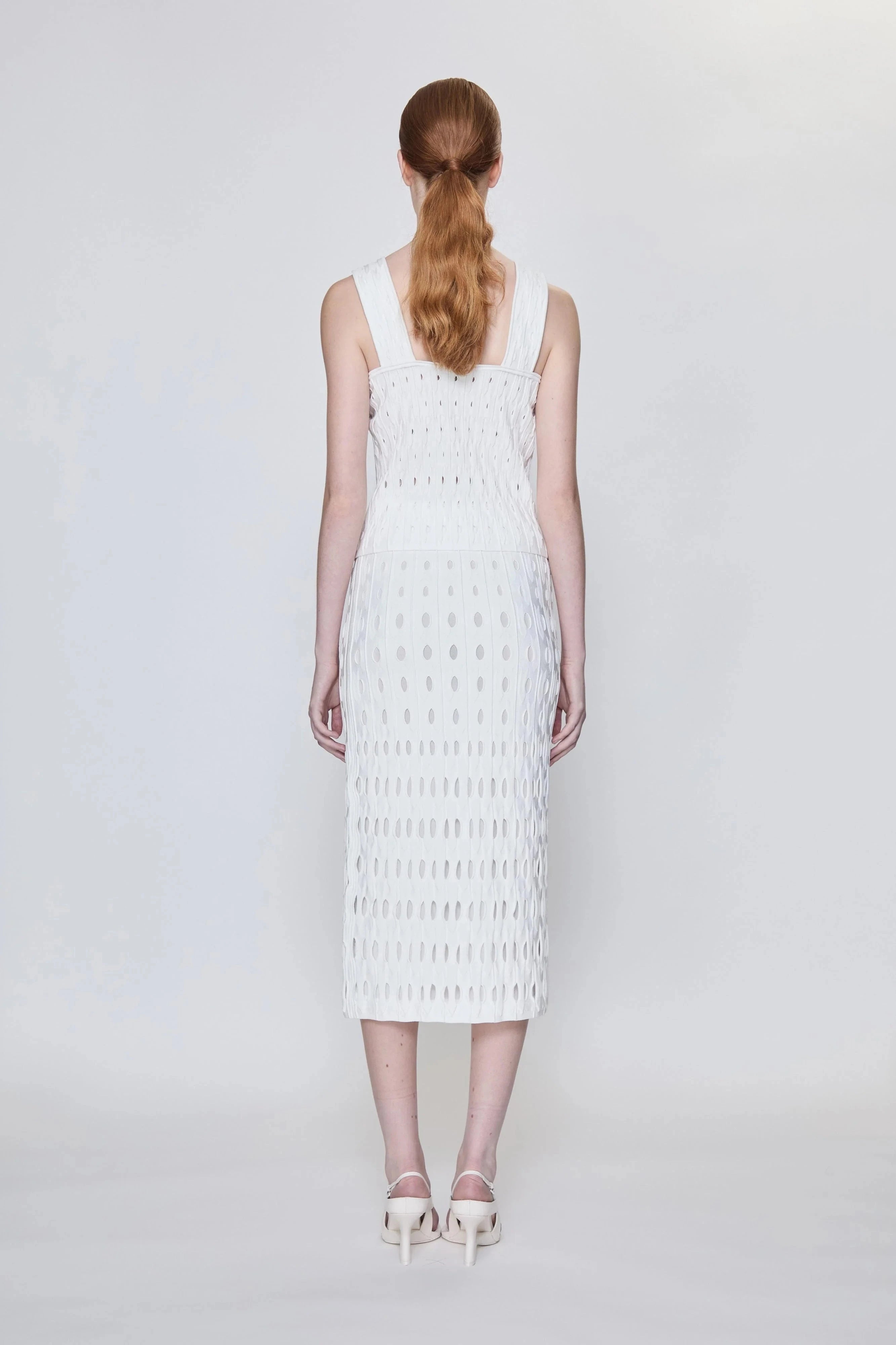 Gentry Knit Tank Top Ivory – Peter Kate