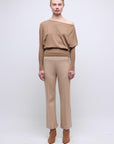 Mackenzie Straight Leg Pant Light Camel Pants - Trousers Simkhai