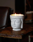 White Buddha Candle Candles & Diffusers - Candles Thompson Ferrier