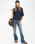 Tina Tomboy Top Encre Tops - Blouses Zadig & Voltaire