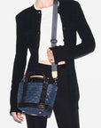 Empire Tote Mini Navy/ Black Handbags - Tote & Satchel MZ Wallace