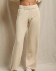 Marley Reverse Fleece Pant Sugar Pants - Sweatpants perfectwhitetee
