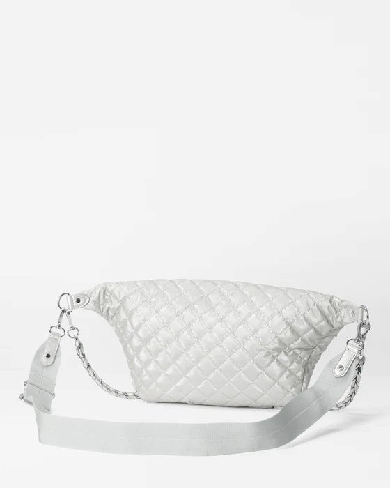 Moondust Metallic Lacquer Crosby Crossbody Sling Bag