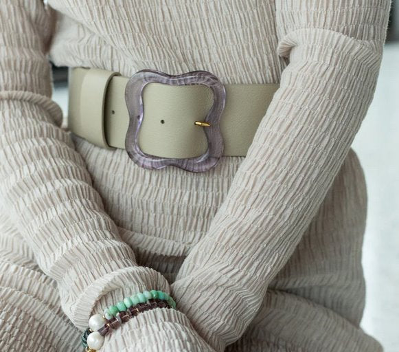 Florence Belt Taupe M/L Accessories - Belts Lizzie Fortunato Jewels 