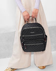 Crosby Backpack Black Handbags - Backpack MZ Wallace