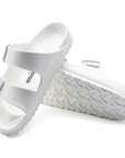 Arizona Eva White Shoes - Sandals - Flat Sandals Birkenstock 