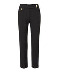 Renzo Pant Black With Gold Buttons Pants - Trousers Veronica Beard