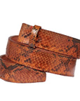 Python Belt Moka Accessories - Belts Claris Virot